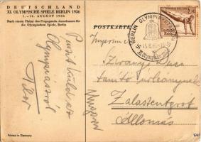1936 Deutschland. XI. Olympische Spiele Berlin / Summer Olympics in Berlin / 1936. évi nyári olimpia...