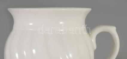 Antik porcelán bögre, hibátlan, m: 9 cm