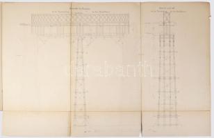 ca 1860 Oravicabánya - Stájerlak (Eisenbahn von Oravitza bis Steierdorf) vasútvonal Zsittin völgyi v...