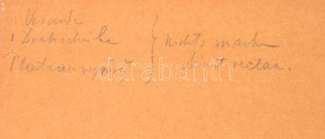 1871 Felvinc vasútállomás kézzel rajzolt alaprajza a tervező aláírásával. Felvinc (Unirea, korábban ...