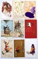 55 db vegyes régi motívum lap sok jobbal / 55 old tematic cards with better ones