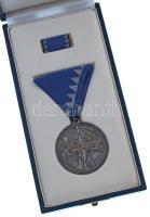 2004. "NATO Szolgálati Érdemérem" ezüstszínű kitüntetés mellszalagon, szalagsávval dísztok...