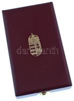 1991. "Magyar Köztársasági Ezüst Érdemkereszt, katonai tagozat" ezüstözött bronz kitünteté...