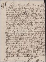 1635 Hagymásy György és András Nagykőrösön lévő Kónya Pál-féle telküket 50 magyar forintért Kovács I...