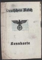 1940 Deutsches Reich Cseh-morva protektorátus munkakönyv 
1940 Deutsches Reich Czecho-Moravian Prot...