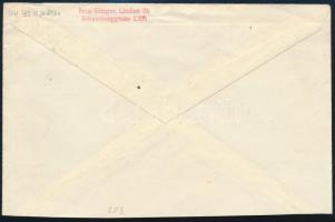 1931 Levél Bécsből New Yorkba, Kölnből a Columbus hajóra katapulttal küldve / Katapult cover to stea...