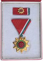 1970. "Felszabadulási Jubileumi Emlékérem" aranyozott, műgyantás bronz kitüntetés mellszal...