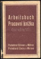 1940 Deutsches Reich Cseh-morva protektorátus munkakönyv
1940 Deutsches Reich Czecho-Moravian Prote...
