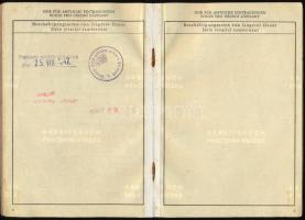 1940 Deutsches Reich Cseh-morva protektorátus munkakönyv
1940 Deutsches Reich Czecho-Moravian Prote...
