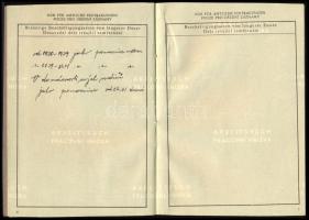 1940 Deutsches Reich Cseh-morva protektorátus munkakönyv
1940 Deutsches Reich Czecho-Moravian Prote...