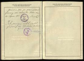 1940 Deutsches Reich Cseh-morva protektorátus munkakönyv
1940 Deutsches Reich Czecho-Moravian Prote...