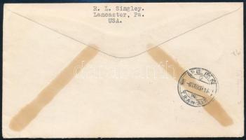 1933 Levél Svájcba, a Bremen hajóról Southamptonba katapulttal szállítva / Cover to Switzerland, wit...