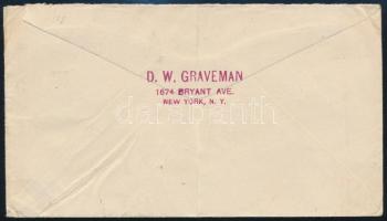 1935 Levél Németországba, az Europa hajóról Southamptonba katapulttal szállítva / Cover to Germany, ...