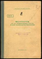 1954 MÁV irányelvek a 1435 mm nyomtávú pályák és ezek állomásainak tervezésére 92p.
félvászon kötés...