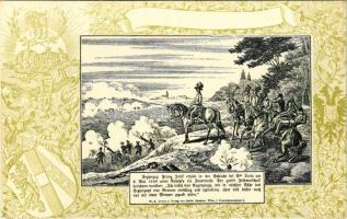 Erzherzog Franz Josef erhält in der Schlacht... Druck und Verlag von Stefan Sandner Nr. 3. / Franz J...