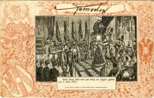 1900 Kaiser Franz Josef wird zum König... Druck und Verlag von Stefan Sandner Nr. 12. / Franz Josef ...