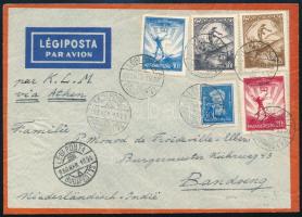 1936 Légi levél Holland Indiába / Airmail cover to Dutch Westindies