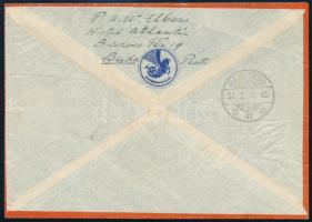 1936 Légi levél Holland Indiába / Airmail cover to Dutch Westindies