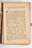 cca 1900 Imakönyv, réz veretekkel, 19x13 cm