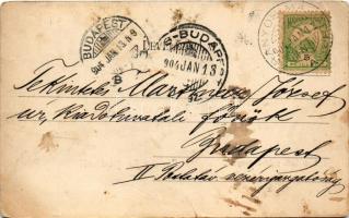 1904 Aranyosmarót, Aranyos-Maróth, Zlaté Moravce; római katolikus plébániatemplom, utólag színezett....