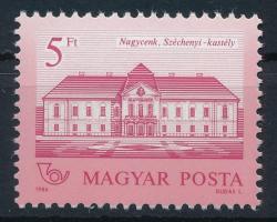 1986 Kastélyok 5Ft fényes-matt, 11 1/2 : 12 1/4 fogazás
