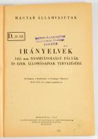 4 db kisvasút témájú könyv: 1954 MÁV irányelvek a 1435 mm nyomtávú pályák és ezek állomásainak terve...