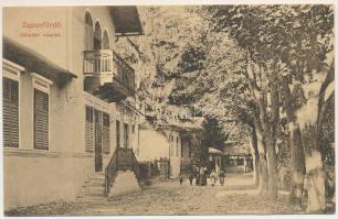 1910 Zajzon, Zaizon-fürdő, Zajzonfürdő, Baile Zizin; Sétatéri részlet / promenade (EK)