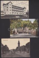 32 db magyar városképes lap, egy része háború előtti