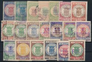 Győr 20 db városi illetékbélyeg