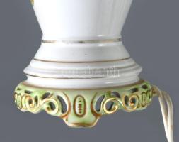 Herendi Viktória mintás lámpatest, jelzett, hibátlan, m: 20 cm + szerelék