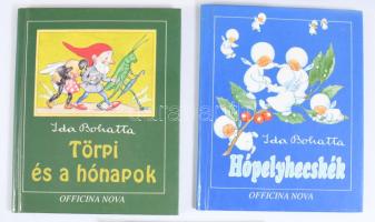 8 db magyar és német nyelvű mesekönyv: Ida Bohatta: Nyuszi örül.; Az égi konyha.; Hópelyhecskék.; Tö...