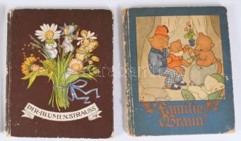 6 db német nyelvű mesekönyv, változó állapotban, sérülésekkel