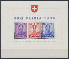 1936 Pro Patria blokk Mi 2 (Mi EUR 75.-)