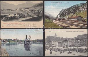 Ausztria 1900-1912 4 db képeslap jobbakkal