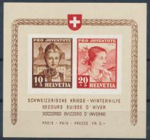 1941 Pro Juventute hadisegély blokk Mi 6 (Mi EUR 110.-)