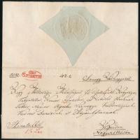 1831 Hivatalos levél, piros / red "GR=/SZIGETH"