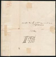 1831 Hivatalos levél, piros / red "GR=/SZIGETH"