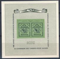 1943 Genfi bélyegkiállítás blokk Mi 10 (Mi EUR 75.-)