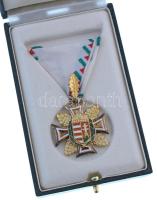 1996. "A Tiszti Szolgálati Jel I. fokozata" zománcozott, aranyozott, ezüstözött tombak kit...