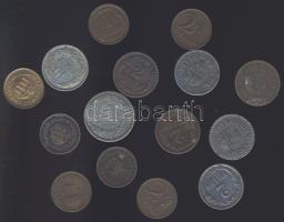 1899KB 1f, 1930-39 1f (2x), 1933-39 2f (3x), 1940 2f (3x), 1946 2f (3x), 1947 2f (1x), 1909 10f, 1893 20f T:vegyes összesen 15db