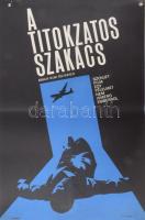 cca 1966 A titokzatos szakács, filmplakát, papír, jelzés nélkül. Offset Nyomda. Hajtásnyomokkal. 57,...