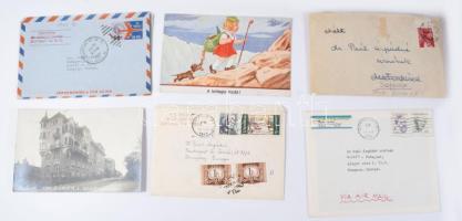 ca 1910-1945 Csonka János a porlasztó feltalálójának családi levelezése. Fia, Felesége, gyermekei, v...