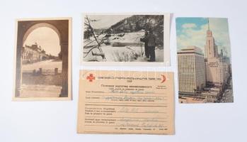 ca 1910-1945 Csonka János a porlasztó feltalálójának családi levelezése. Fia, Felesége, gyermekei, v...