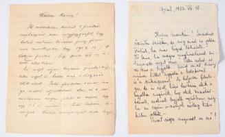 ca 1910-1945 Csonka János a porlasztó feltalálójának családi levelezése. Fia, Felesége, gyermekei, v...