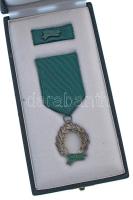 1992. "Határőrségi Szolgálati Jel 20 év után" jelzett Ag kitüntetés mellszalagon, miniatűr...