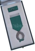 1992. "Határőrségi Szolgálati Jel 30 év után" jelzett Ag kitüntetés mellszalagon, miniatűr...