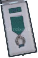 1992. "Határőrségi Szolgálati Jel 10 év után" jelzett Ag kitüntetés mellszalagon, miniatűr...