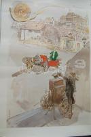 Zórád Ernő (1911-2004): 3 db szitanyomat 30x40 cm