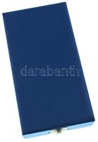 2000. "Árvízvédelemért Szolgálati Jel" ezüstszínű érem mellszalagon, szalagsávval dísztokb...