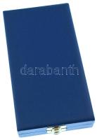 2000. "Árvízvédelemért Szolgálati Jel" ezüstszínű érem mellszalagon, szalagsávval dísztokb...